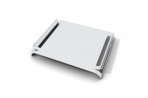 Etched Beakfast Tray - Silver - Winter Trees