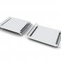 Etched Beakfast Tray - Silver - Autumn Leaves