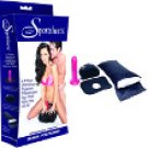 5 Piece Vibrating Position Pillowcase Set With Silicone Dildo