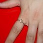 Ring With Genuine Citrine in 925 Silver- Size 7