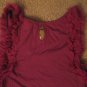 Juicy Couture Magenta Ruffle Sleeve dress NWT size S