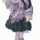 marinera punena peruvian tipical doll in ceramic in cold tecnique