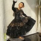 marinera peruvian tipical doll ceramic in cold tecnique