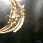 18 karat golden coated sun and moon  earrings