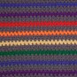 New Hand Crocheted Rainbow Afghan (item # AY0001) approx. 44 in. by 56 in. 100% Acrylic Machine Wash