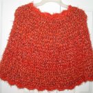 New Hand Crocheted Ladies Capelet Flame (item # PL0003) - One size fits all