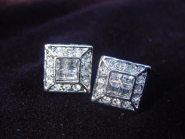 Quadruple Silver Plate Earrings