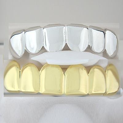 Golden & Silver Top & Bottom Grillz Combo