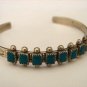 Child's Sterling Silver Native American Turquoise Cuff
