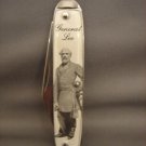 Collectible General Lee Photograph Pocket Knife