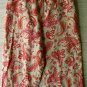 CLEARANCE UNITS PETITE Pink/ Khaki Linen Pants Size/Sz Large PL