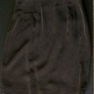 CLEARANCE DANA BUCHMAN Brown 100% Sandwashed Silk Skirt 8