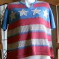 CLEARANCE CHRISTOPHER & BANKS Stars & Stripes Sweater S
