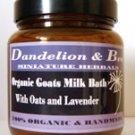 Organic Goats' Bathing Milk with lavender & oats