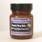Organic sleep balm with lemon balm and lime flowers