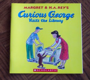 CURIOUS GEORGE VISITS THE LIBRARY Margret & H A Rey Scholastic Childrens Books loc14