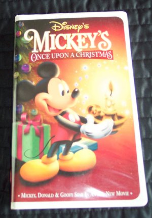 Disney's MICKEY'S ONCE UPON A CHRISTMAS Childrens Family VHS Movie 2M