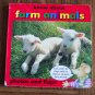 KNOW ABOUT FARM ANIMALS Photos And Flaps Board Book Toddler Childrens