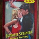 Intimate Stranger Donna Sterling Temptation BLAZE Harlequin Romance 803 October 2000
