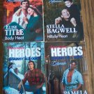 American Heroes Against All Odds 4 Book Set Harlequin  Silhouette Romance Novel