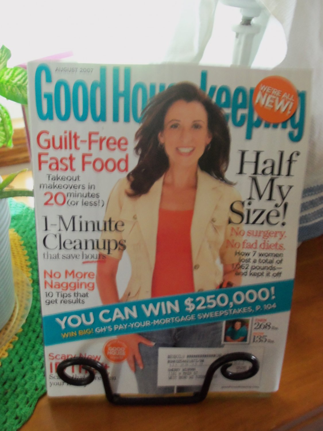 Good Housekeeping August 2007 ID Theft Back Issue Magazine location50