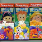 Set of 3 Fisher Price Little People board Books NEW