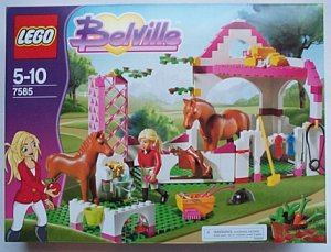 Belville 7585 HORSE STABLE pony pink NEW