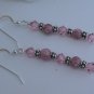 Pink Lampwork Earrings