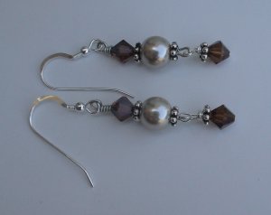 Beaded Pearl Earrings