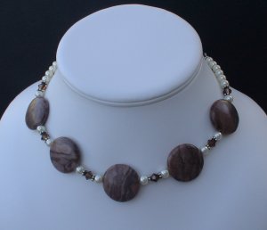 Beaded Pearl Necklace