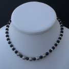 Beaded Mountain Jade Necklace