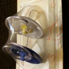 Gerber SOFT CENTER BULB PACIFIERS - Blue/White -Hard to Find!!