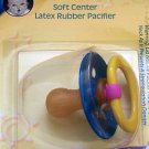 GERBER SOFT CENTER BULB PACIFIER - Teal/Yellow  Hard to Find!!