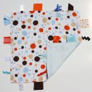 Tiggle - Blue & Orange dots on white