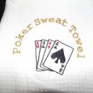 Poker Sweat Dish Kitchen Towel Embroidered