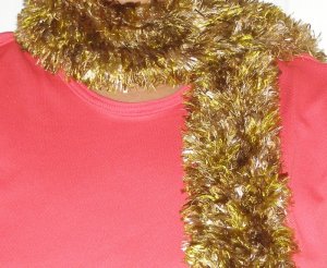 handmade crochet scarf very soft brown eyelash yarn NEW