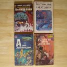 4 Sci Fi books Green Brain Neutron Star A for Andromeda Flight to Opar