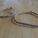 macrame hemp necklace choker and bracelet