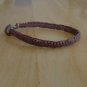 2 macrame 20# hemp bracelets brown