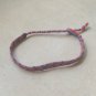macrame bracelet pink, purple, red, turquoise