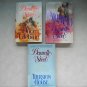 3 Danielle Steel trade paperback books Palomino, Once in a Lifetime, Thurston House First Printing