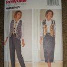 Butterick Sewing Pattern 6682 Misses Size 12 14 16 Easy Vest Tie Shirt Skirt Pants Uncut
