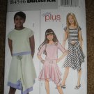 Butterick Sewing Pattern B4546 Girl Size 7 8 10 12 14 Easy Top Skirt Uncut