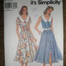 Simplicity Sewing Pattern 8250 Misses Size 6 8 10 12 14 16 Dress With Collar Uncut