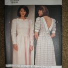 Butterick Sewing Pattern 6344 Misses Size 6 8 10 Back Button Dress Uncut