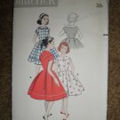 Butterick Sewing Pattern Vintage 8547 Girls Size 8 Button Front Step-in Dress