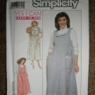 Simplicity Sewing Pattern 9261 Misses Size PT SM MED Maternity Jumper Uncut