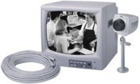 JWIN JV-TV2060 REAL TIME 4 CHANNEL OBSERVATION SYSTEM WITH 12" BLACK AND WHITE MONITOR WITH CAMERA