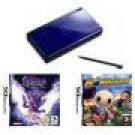 Nintendo DS Lite Cobalt Blue Value Bundle with 2 Games