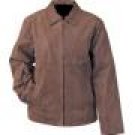 Ladies Solid Genuine Suede Leather Jacket XL